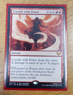 Crackle With Power - NM - ENG - Strixhaven | MTG | Magic The Gathering - Image 1
