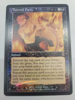 Tainted Pact Odyssey Foil LP+/NM- Mtg Gold Silver Age Magic the Gathering 2001 - Image 1