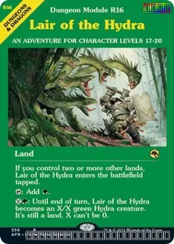 Lair of the Hydra (Dungeon Module) [AFR - 356] - NM [Foil] TCG MTG - Image 1