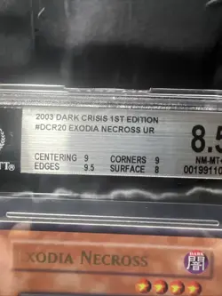 Exodia Necross DCR-020 Dark Crisis 1st Edition - Image 2