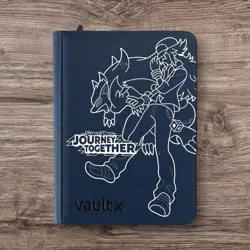 Vault X - 9 Pocket eXo-Tec Zip Binder Folder - Blue Pokemon Journey Together - Image 1