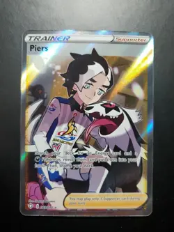 Pokemon TCG Piers SwSh (Full Art) Trainer 069/072 Shining Fates Holo NM - Image 1