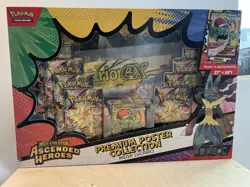 Pokemon Ascended Heroes Premium Poster Collection - Mega Lucario - New Sealed - Image 1