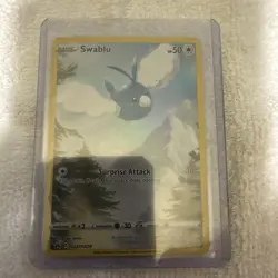 Pokemon Swablu TCG Crown Zenith Holo Ultra Rare Card GG22/GG70 Mint Condition - Image 5