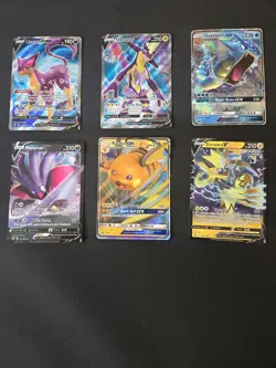 Lot Of 6 Pokemon Cards Mix Of V and Gx - Image 1