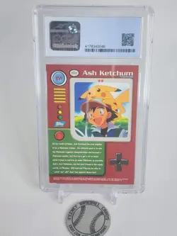 CGC 9 Mint Ash Ketchum #TV1 Rare 1999 Vintage Topps Pokemon Card - Image 2