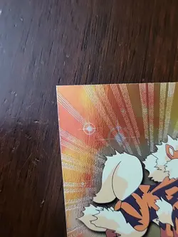 LP! HOLO FOIL RAYS Arcanine #59 - Topps Pokemon Series 1 Black Logo 1999 - Image 3