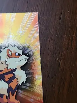 LP! HOLO FOIL RAYS Arcanine #59 - Topps Pokemon Series 1 Black Logo 1999 - Image 4