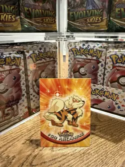 1999 ARCANINE #59 - NON-HOLO- TOPPS Pokemon Card - Black Label - Image 1