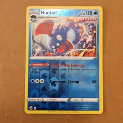 Huntail 066/264 Fusion Strike Reverse Holo Rare Pokemon Card NM FOIL TCG CCG - Image 1