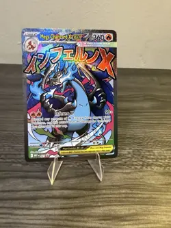Pokemon Mega Charizard X EX TCG Trading Card 🔥 #23 - Image 1