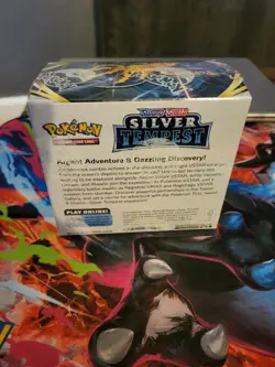 Pokemon Sword & Shield Silver Tempest Booster Box w/ acrylic case 820650860911 - Image 4