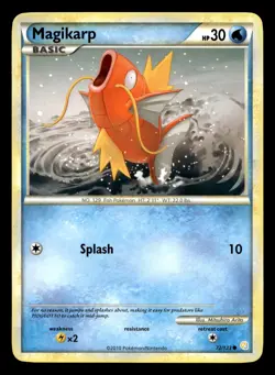 Magikarp 72/123 Common HeartGold & SoulSilver Pokemon LP - Image 1