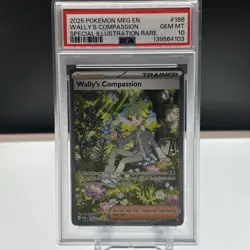 2025 Pokemon Mega Evolution Base #186 SIR Wally's Compassion PSA 10 Gem Mint - Image 1
