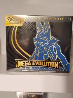 Pokemon TCG Mega Evolution Lucario Elite Trainer Box Sealed - Image 1