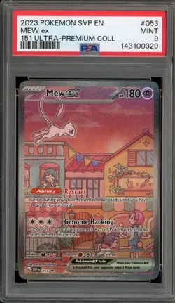 Pokemon Mew ex 151 Ultra-Premium Coll. Full Art Promo SVP EN 053 PSA 9 Mint - Image 1