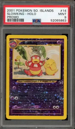 Pokemon Slowking Southern Islands Holo Promo #14 PSA 9 Mint - Image 1