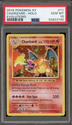 Pokemon Charizard XY Evolutions Holo Rare #11 PSA 10 Gem Mint - Image 1