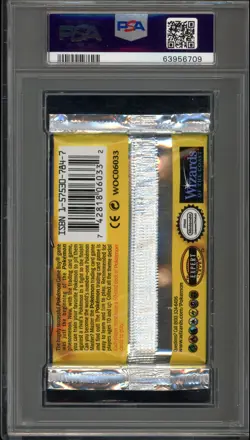 Pokemon Base Set Unlimited Charizard Art Sealed Booster Pack PSA 10 Gem Mint - Image 2