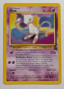 Mew Pokemon TCG Black Star Promo Edition Mew #8 WOTC 2000 NM - Image 1