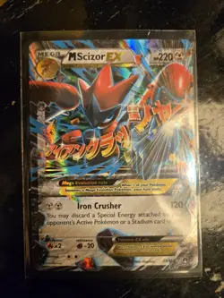 The Pokemon Company M Scizor EX Breakpoint Ultra Rare Holo 77/122 220 HP - Image 1