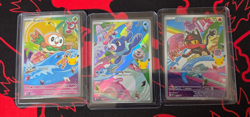 Pokemon First Partner, Illustration Collection Series1 Alolan Starters Promo Set - Image 1