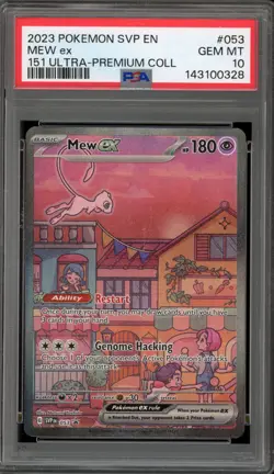 Pokemon Mew ex 151 Ultra-Premium Coll. Full Art Promo SVP EN 053 PSA 10 Gem Mint - Image 1