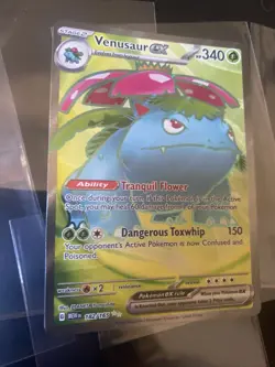 Venusaur ex Scarlet & Violet-151 182/165 Holo Ultra Rare NM Pokemon Tcg - Image 2
