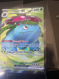 Venusaur ex Scarlet & Violet-151 182/165 Holo Ultra Rare NM Pokemon Tcg - Image 3