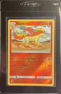 Rapidash Reverse Holo Uncommon 18/181 Pokemon TCG Sun & Moon Team Up NM FreeShip - Image 3