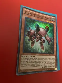 Beta the Electromagnet Warrior SDMY-EN002 Super Rare LP 1st Edition - Image 2