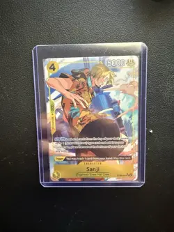 Sanji ST29-004 SR Alt Art AA English One Piece TCG Card Game NM-Mint - Image 1