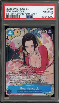 One Piece CCG Boa Hancock Illustration Bx. Vol. 1 ST17-004 PSA 10 Gem Mint - Image 1