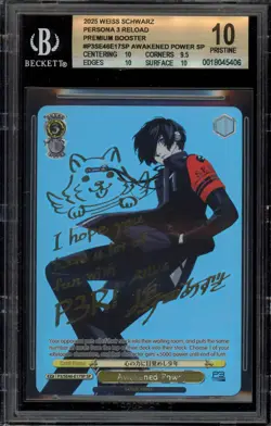 Weiss Schwarz Awakened Power Persona 3 Reloaded P3/SE46-E17SP SP BGS 10 Pristine - Image 1