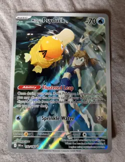 Pokemon TCG Misty's Psyduck Destined Rivals 193/182 Illustration Rare - Image 1