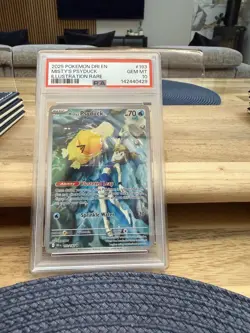 Pokemon TCG Misty's Psyduck Destined Rivals 193/182 Illustration Rare PSA 10 - Image 1