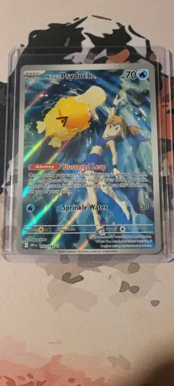 Pokemon TCG Misty's Psyduck Destined Rivals 193/182 Illustration Rare Card - Image 1