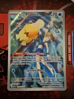 Pokemon TCG Misty's Psyduck Destined Rivals 193/182 Illustration Rare Card - Image 1