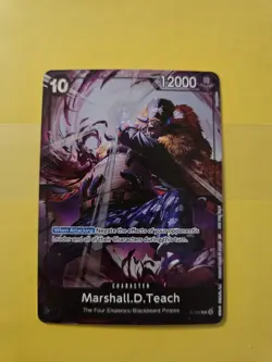 Marshall D Teach Promo P-100 ONE PIECE Event Pack 8 - English Blackbeard - Image 1