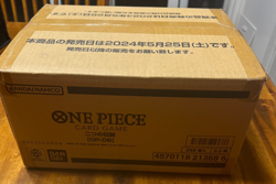 **Sealed Japanese OP-08 One Piece Card Game Two Legends Booster Box** CASE - Image 1