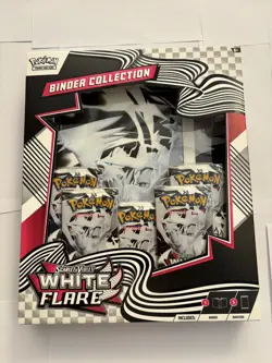 Pokemon TCG S&V - White Flare Binder Collection Box (5 Packs) BRAND NEW & SEALED - Image 1