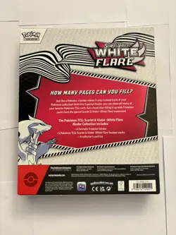 Pokemon TCG S&V - White Flare Binder Collection Box (5 Packs) BRAND NEW & SEALED - Image 2