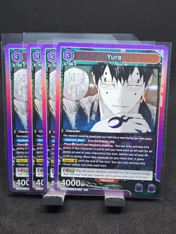 Union Arena Kagurabachi Yura UE16BT/KGR-1-030 Rare Foil English x4 - Image 1