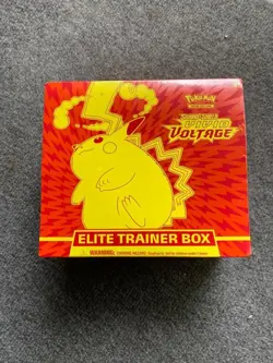 Pokemon Cards: Sword & Shield Vivid Voltage Elite Pikachu - Trainer Box New 820650807688 - Image 1