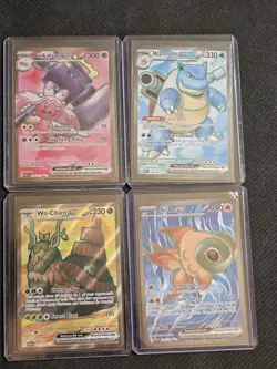 Pokemon TCG PAL EN ex Holo Lot Tinkaton Blastoise Wo-Chien Chi-Yu (4 Cards) - Image 1
