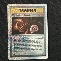 Pokemon TCG Reverse Holo Mysterious Fossil Trainer Card 109/110 NM - Image 1