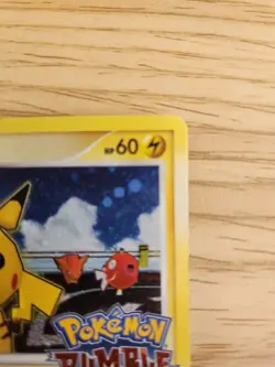 Pokemon TCG - Pikachu 7/16 Pokemon Rumble Holo Stamped Card - Image 3