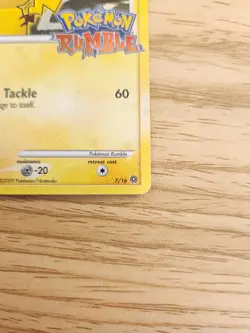 Pokemon TCG - Pikachu 7/16 Pokemon Rumble Holo Stamped Card - Image 5