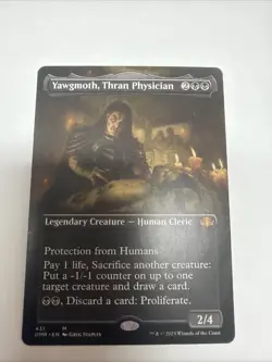Yawgmoth Thran Physician Borderless MTG Magic the Gathering Card NM Mint DMR - Image 1