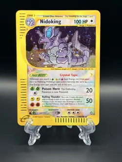 Nidoking 150/147 Aquapolis Holo Secret Rare Pokemon Card 2002 NM Near Mint - Image 1